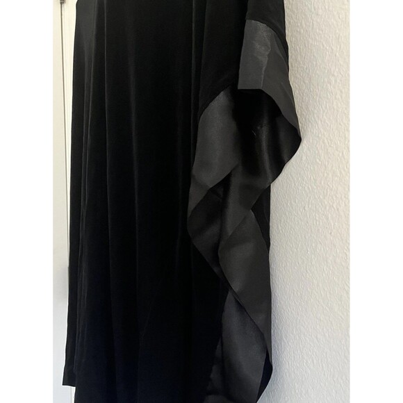 Chico's Travelers Womens Sleeveless Satin Trim Kimono Blouse Swim Cover Up S/M - Picture 2 of 4